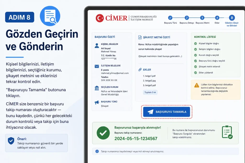 Adım 8: Gözden Geçirin ve Gönderin