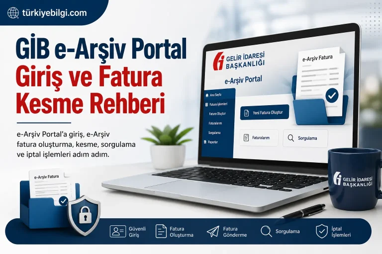 GİB e-Arşiv Portal Giriş ve Fatura Kesme Rehberi 2026