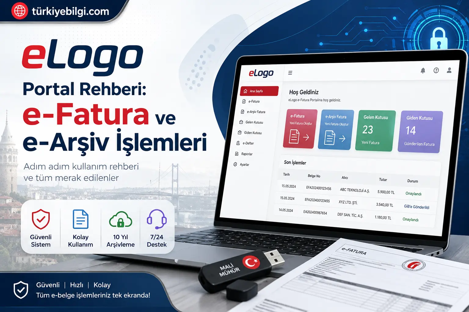 eLogo Portal Rehberi: e-Fatura ve e-Arşiv İşlemleri 2026