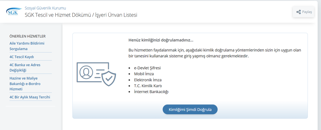 SGK Tescil ve Hizmet Dökümü Nereden Sorgulanır?