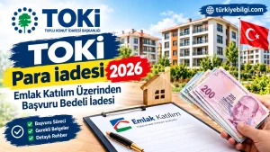 TOKİ Para İadesi 2026: Emlak Katılım Üzerinden Başvuru Bedeli İadesi